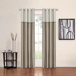 Eclipse Arno Modern Blackout Thermal Grommet Window Curtain (1 Panel), 52" X 95" New. Price: $34.95.