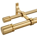 Double Curtain 140 To 164 INCH,1 Heavy Duty Rods For Windows... New. Price: $82.10.