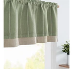 Jinchan Green/gray 18 Striped Linen Nautic Darken Double Layer Room Panel Open. Price: $24.95.