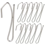Curtain Hooks Stainless Steel Metal Single Prongs Pinch Pleat Drapery 7... New. Price: $21.62.