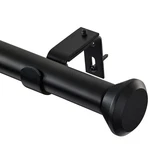 Simewin Heavy Duty Curtain Rods For Windows To Inches 1" 66"-120" Black New. Price: $37.13.