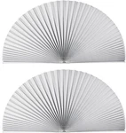 Arch Window Light Fully Blocking Pleated Shade Blinds 72 X 36 , Silver/white New. Price: $40.99.