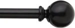 5/8" Ball Cafe Rod Set, 28-48", Glossy Black New. Price: $20.94.