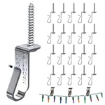 Naceture 20 Pack Light Hanger Hook For Ceiling - Metal Wire Clips String ... New. Price: $21.07.