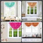 1-PIECE Waterfall Swag Blackout Valance Foam Lined Thermal Window Treatment RS8 New. Price: $10.20.