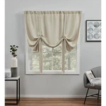 Exclusive Home Loha Light Filtering Rod Pocket Tie Up Shade, 54"X63", Natural New. Price: $21.84.
