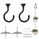 Sets 2.4 Inch Heavy Duty Swag Ceiling Hooks With Hardware For Hanging Plant... New. Price: $17.21.