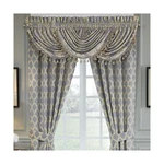 Croscill Nadia Valance, Light Grey 33"W X 48.5"L (pack Of 1) New. Price: $118.82.