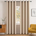 Miulee Room Darkening Curtains Thermal 52"W X 84"L (pack Of 2), Beige New. Price: $38.99.