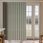100% Blackout Curtains Patio Door Accordion Sliding Curtain... New. Price: $57.38.