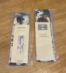 Jc Penney Home Collection Isabella Curtain Tiebacks 3X36" Set Of 4 Nos Floral New. Price: $19.12.