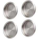 Donyoung 4PCS Closet Door Finger Pull Satin Nickel- Nickle- Dark Silver New. Price: $13.99.