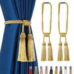 Fenghuangwu Magnetic Curtain Tiebacks 2 Pack Tassel Modern Handm New. Price: $20.24.