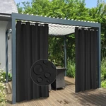 New Best Easy-going 100 Waterproof Outdoor Curtains Windproof Weatherproof Porch. Price: $37.36.