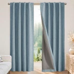 Joydeco Blackout Curtains For Bedroom - 72 Inch Long 100 Light Blocking New. Price: $61.56.