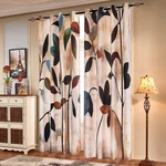 Subrtex Light Flitering Curtains 52WX84L, Room Darkening Vibrant Floral Drape... New. Price: $50.22.