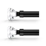 Orger 1 Inch Diamond Curtain Rod 2 Pack Telescoping For Windows From 30 To 80... New. Price: $32.10.