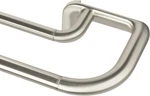 Twilight Double Curtain Rod Set Wrap Around Blackout 66-144 Inch Nickel New. Price: $71.63.