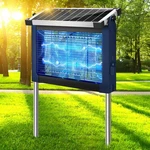 Solar Bug Zapper Outdoor Waterproof 4500V Electric Mosquito Trap SE566 Powered New. Price: $154.99.