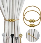 2 Pack Magnetic Rope Curtain Tiebacks For Home Outdoor Bedroom Office Decor, Gol New. Price: $15.90.