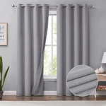 Melodieux 100% Blackout Curtains For Bedroom, Thermal Insulated Noise Reducin... New. Price: $56.80.