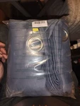 Ryb Home Stone Blue Outdoor Patio Grommet Curtains Panel Set 52X84 - New. Price: $30.38.