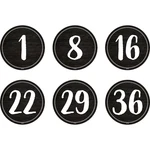 Teacher Created Resources Spot On Floor Markers Modern Farmhouse Numbers 1-36 New. Price: $37.38.