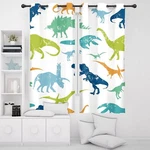 Cinbloo Boys Dinosaur Blackout Curtains Grommet 2 Panels Kids Cartoon Ro... New. Price: $51.15.