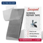 Secopad Grey Screen Repair Tape, 2" X 180" (15FT) Window Door Kit, New. Price: $9.04.