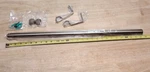 Window Drapery Curtain Rod End Cap Style Design Warm Gold 16"-48" Ivilon New. Price: $19.99.