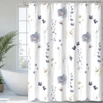 Qiyi Watercolor Floral Shower Curtain Flowers Print Minimalist Bathroom New. Price: $30.86.