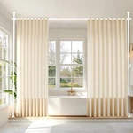 Seamless Room Divider Curtain Rod No Drilling Adjustable Privacy Tension New. Price: $54.67.