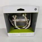 Threshold Decorative Drapery Holdbacks Set Of 2 Brushed Nickel 068070113 New. Price: $13.99.