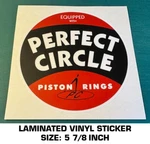 Perfect Circle Piston Rings Vinyl Decal Sticker - Vintage Nascar Road Racing Used. Price: $10.07.