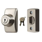 Ideal Security Deadbolt For Storm And Screen Doors Satin Silver Key Lock Bkglksc New. Price: $38.67.