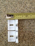 QTY.(2) Mounting Bracket Hunter Douglas 3/8" Honeycomb Cellular Applause Shade New. Price: $7.50.