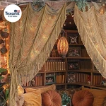 Macrame Curtain Boho Doorway Window Wall Decor Fiber Yarn Art Handwoven New. Price: $65.05.