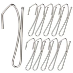 Stainless Steel Curtain Hooks 110 Pcs Single Prongs Pinch Pleat New. Price: $24.29.