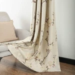 Vogol Grommet Blackout Curtains For Living Room, Magnolia Flower Printed Ther... New. Price: $60.73.