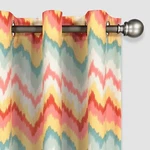 Waverly Sun N' Shade Indoor/outdoor Curtains For Patio - Borderline 52" X 95" Th New. Price: $33.59.