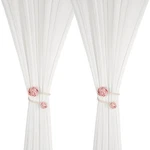 Suq Ome 2 Pieces Of Handmade Artificial Flower Curtain Holdbacks Clips Window New. Price: $25.75.