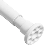 White Shower Curtain 28"-52" Never Rust Anti-slip Adjustable Tension Rods New. Price: $46.97.