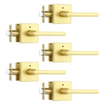 Heittis 5 Pack Heavy Duty Privacy Bathroom Lever Lock Set For Interior Door New. Price: $167.22.