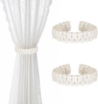 2 Pack Boho Braided Farmhouse Rustic Curtains Flexibl New. Price: $12.65.