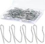 58PCS Metal Curtain Hooks, Sopito 1.2 Inch Drapery Pin And Silver White New. Price: $15.10.