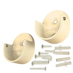 Closet Rod Support Flanges With Screw On Attachment Heavy Duty Clothes Pole... New. Price: $36.97.
