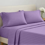 4 Pc Stripe Bed Sheets High Gsm Brushed Microfiber - Elevate Your Sleep New. Price: $44.97.