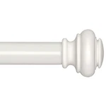Simewin Heavy Duty Window Curtain Rods, 66-120 Inches, White, Adjustable With... New. Price: $41.57.