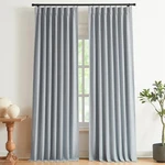 Blackout Curtains 40" WX90 LX2PINCH Pleated Thermal Insulated Pack Vision Home New. Price: $124.99.