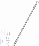 Draw Rod For Cordless Roller Shade Blinds 13"-24" Length 13-24,1SET, Silver New. Price: $21.53.